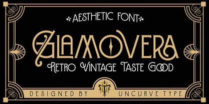 Glamovera Font Poster 1