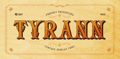 Tyrann Font Poster 1