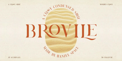 Brovile Font Poster 1