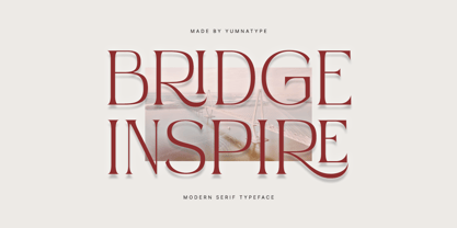 Bridge Inspire Font Poster 1