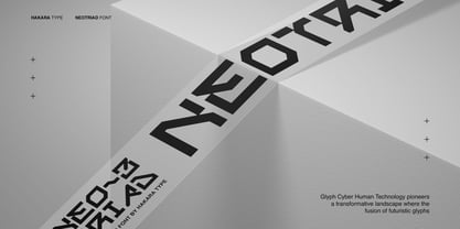 Neotriad Font Poster 5