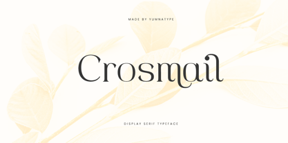 Crosmail Font Poster 1