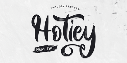 Hotiey Font Poster 1