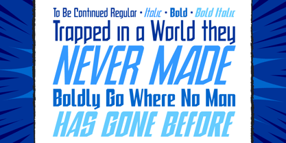 To Be Continued Font Poster 3