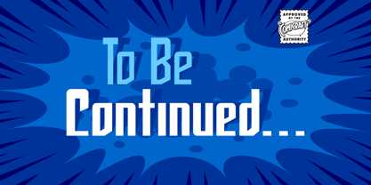 To Be Continued Font Poster 2