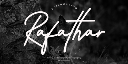 Rafathar Font Poster 1