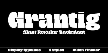 Grantig Font Poster 1