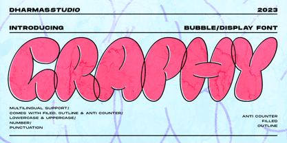 Graphy Font Poster 1
