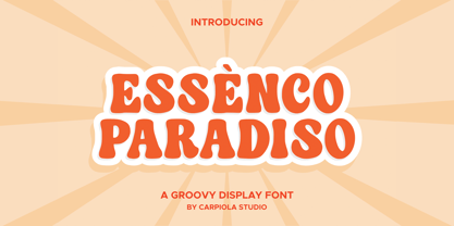 Essenco Paradiso Font Poster 1