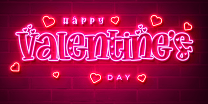 Sweet Valentines Font Poster 3