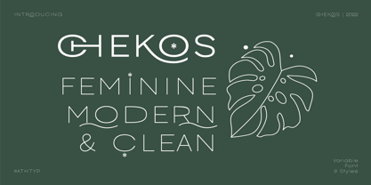 Chekos Font Poster 1