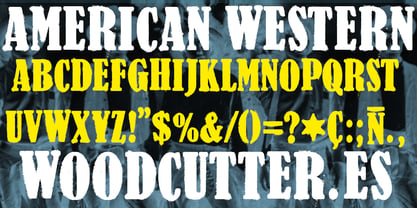 American Western Font Poster 3