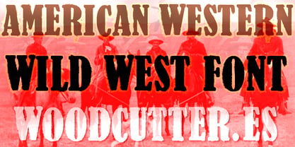 American Western Font Poster 2