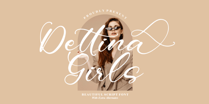 Dettina Girls Font Poster 1