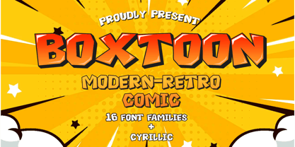 Boxtoon Font Poster 1