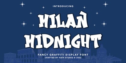 Milan Midnight Font Poster 1