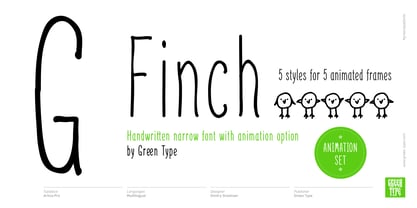 Finch Font Poster 3