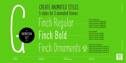 Finch Font Poster 4