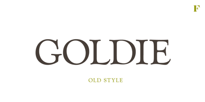 Goldie Old Style Font Poster 1
