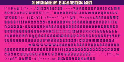 Simsalabim Font Poster 6