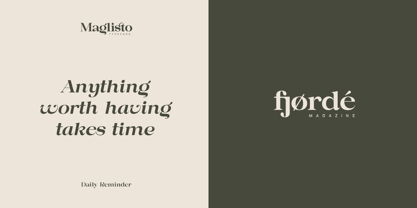 Maglisto Font Poster 11