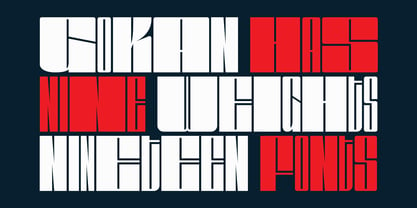 Gokan Font Poster 2