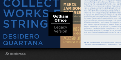 Gotham Office Font Poster 1