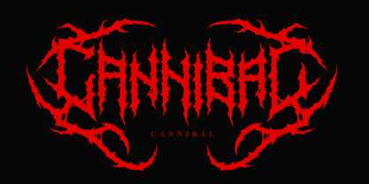 Yenisack Blackmetal Font Poster 3