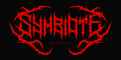 Yenisack Blackmetal Font Poster 2