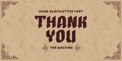 Xikas Font Poster 13