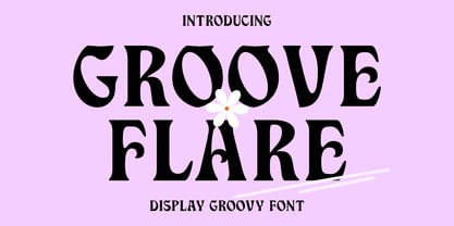 Groove Flare Fuente Póster 1