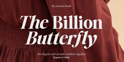 The Billion Butterfly Fuente Póster 1