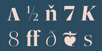 Bluteau Fine Font Poster 3