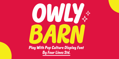Owly Barn Font Poster 1