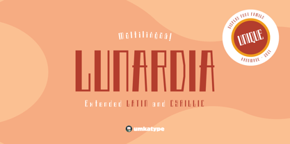 Lunardia Font Poster 9