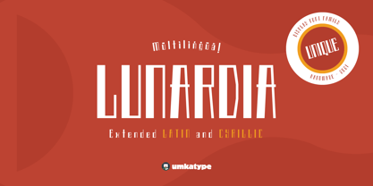 Lunardia Font Poster 1