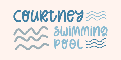 Chubby Lines Font Poster 4