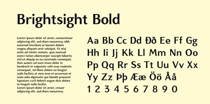 Brightsight Font Poster 9