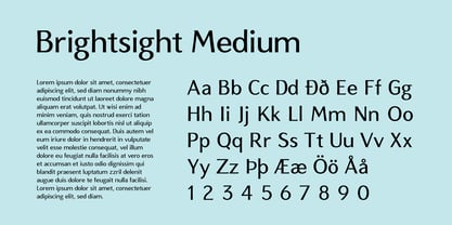 Brightsight Font Poster 6