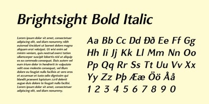 Brightsight Font Poster 8