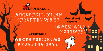 Ghostly Guffaws Font Poster 11