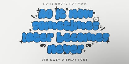 Stuinwey Display Font Poster 3