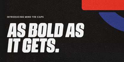 Mind The Caps Font Poster 1