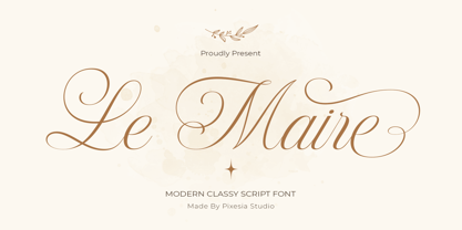 Le Maire Font Poster 1