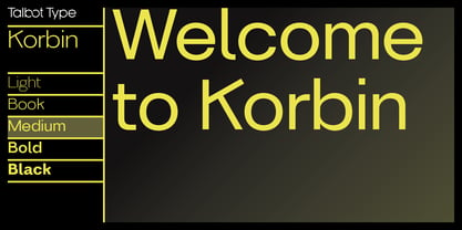 Korbin Font Poster 1