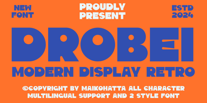 Drobei Font Poster 1