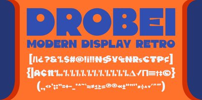 Drobei Font Poster 9