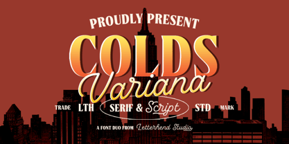 Colds Variana Font Poster 1