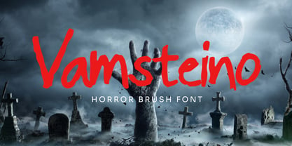 Vamsteino Font Poster 1