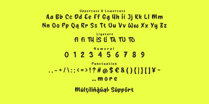 Thorisu Font Poster 9